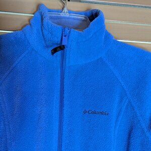 Columbia Women’s Full Zip Fleece Jacket — Royal Blue, Size M